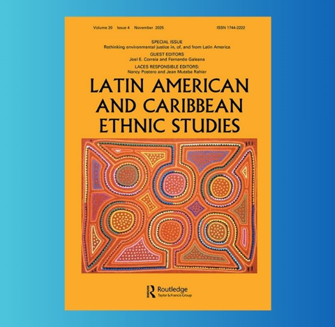 The latest issue of Latin American and Caribbean Ethnic Studies (LACES) is out! Edited by LACC Faculty Affiliate Dr. Jean Muteba Rahier, this special edition—supported by LACC—reimagines environmental justice across Latin America. Explore groundbreaking articles on Indigenous autonomy, decolonial perspectives, and more.