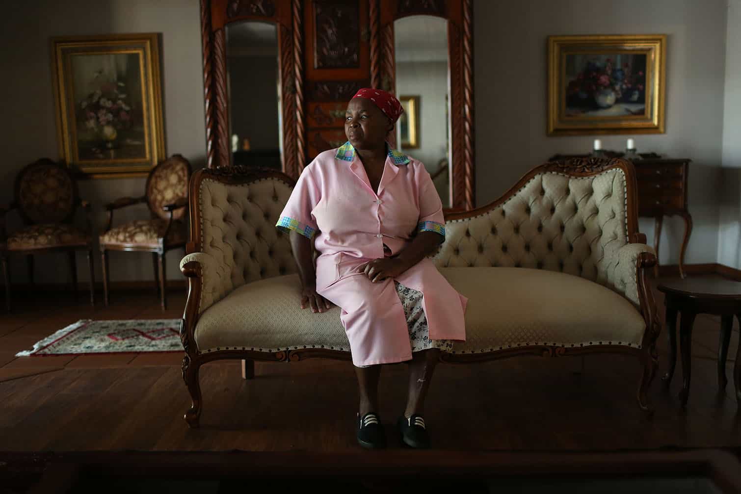 Rose Mhlanga, talks about losing her daughter, Kate. It is believed that Kate was killed by a serial killer. Rose works as a Domestic Worker in Pretoria. Picture: Alon Skuy