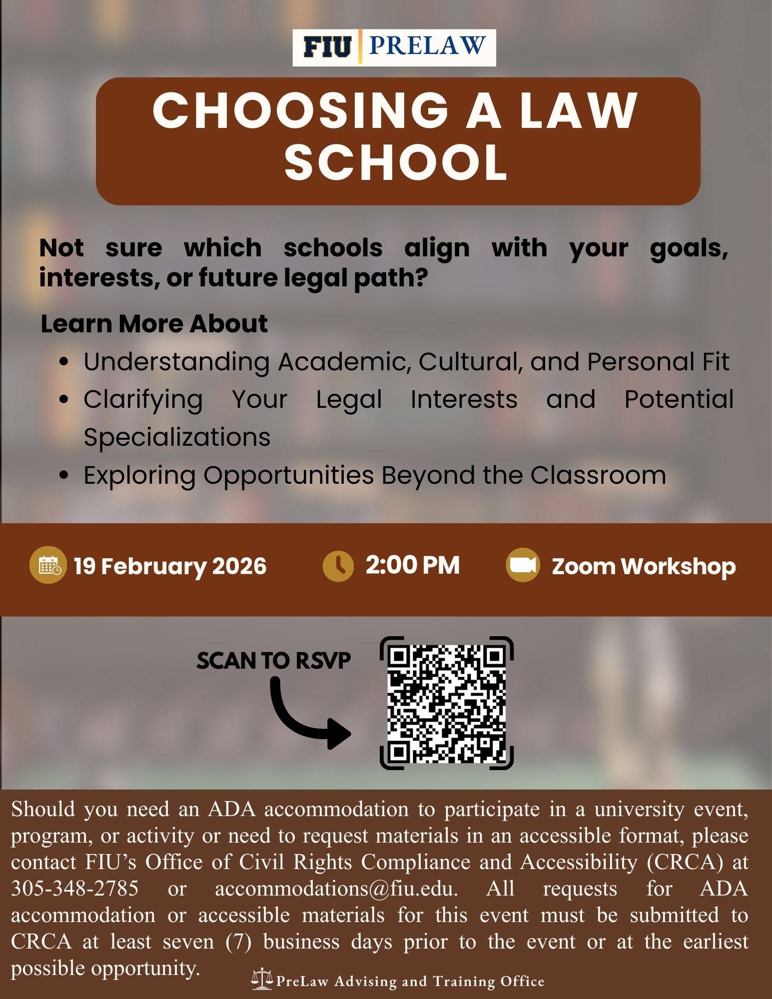 Choosing A Law School Flyer