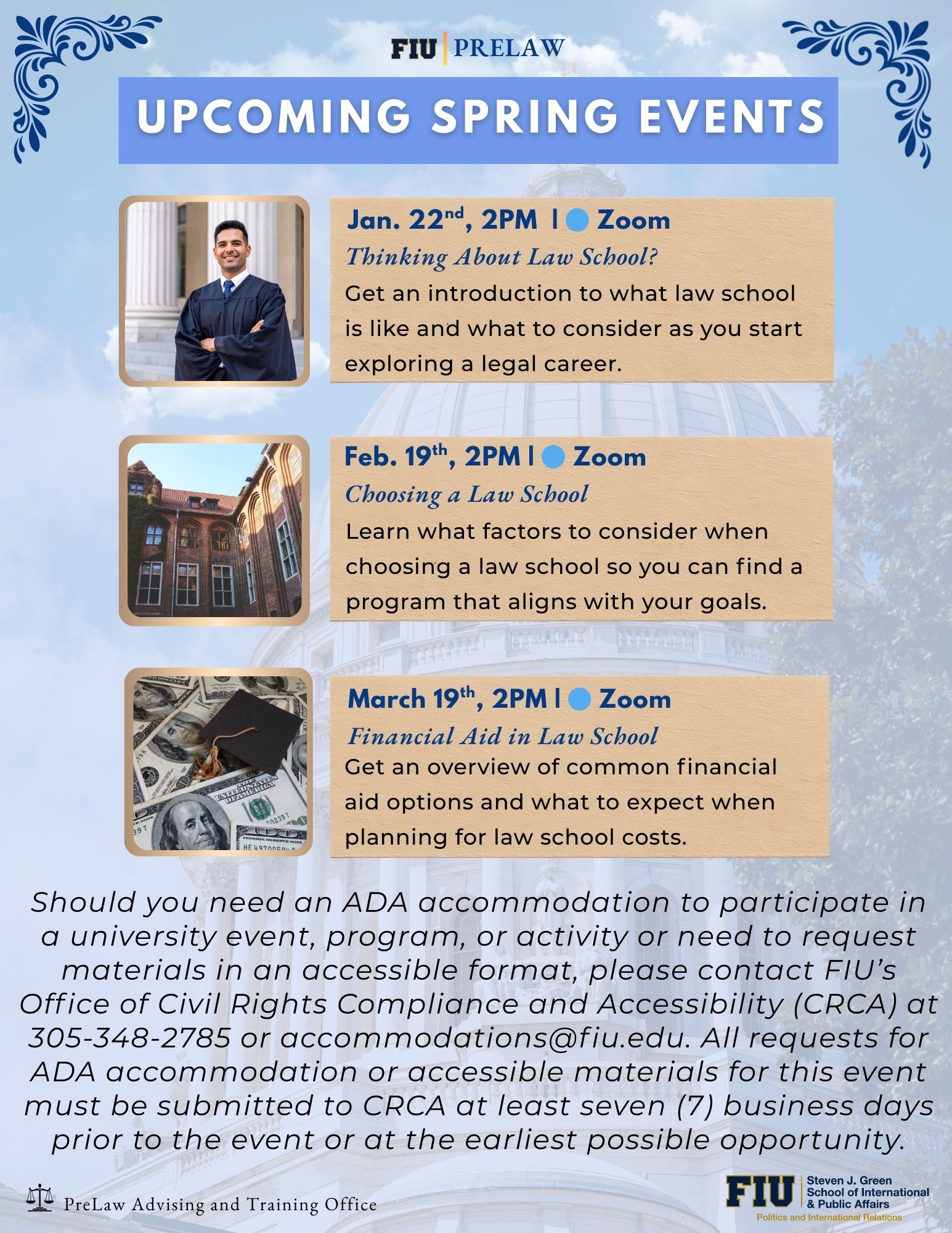 Upcoming Spring Events 2026